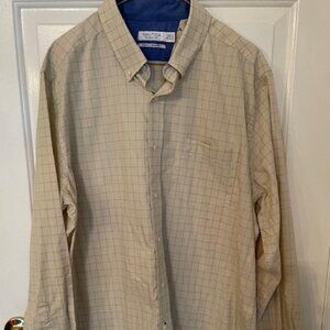 Nautica Men's Classic Fit Long-sleeve button checkered shirt size XL new